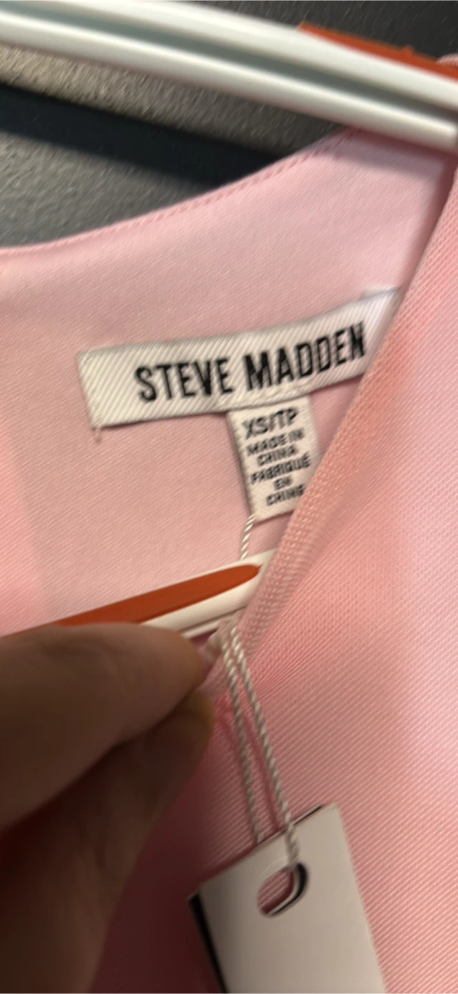 Steve Madden Pink Ruched Midi Dress - photo 3
