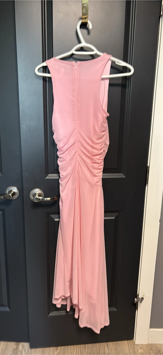 Steve Madden Pink Ruched Midi Dress - photo 4