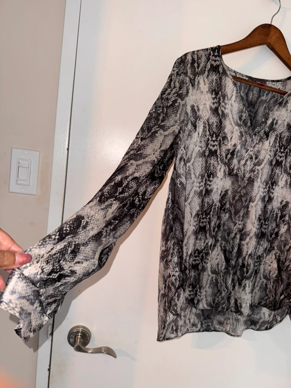 Vince Camuto Snake Print Blouse
