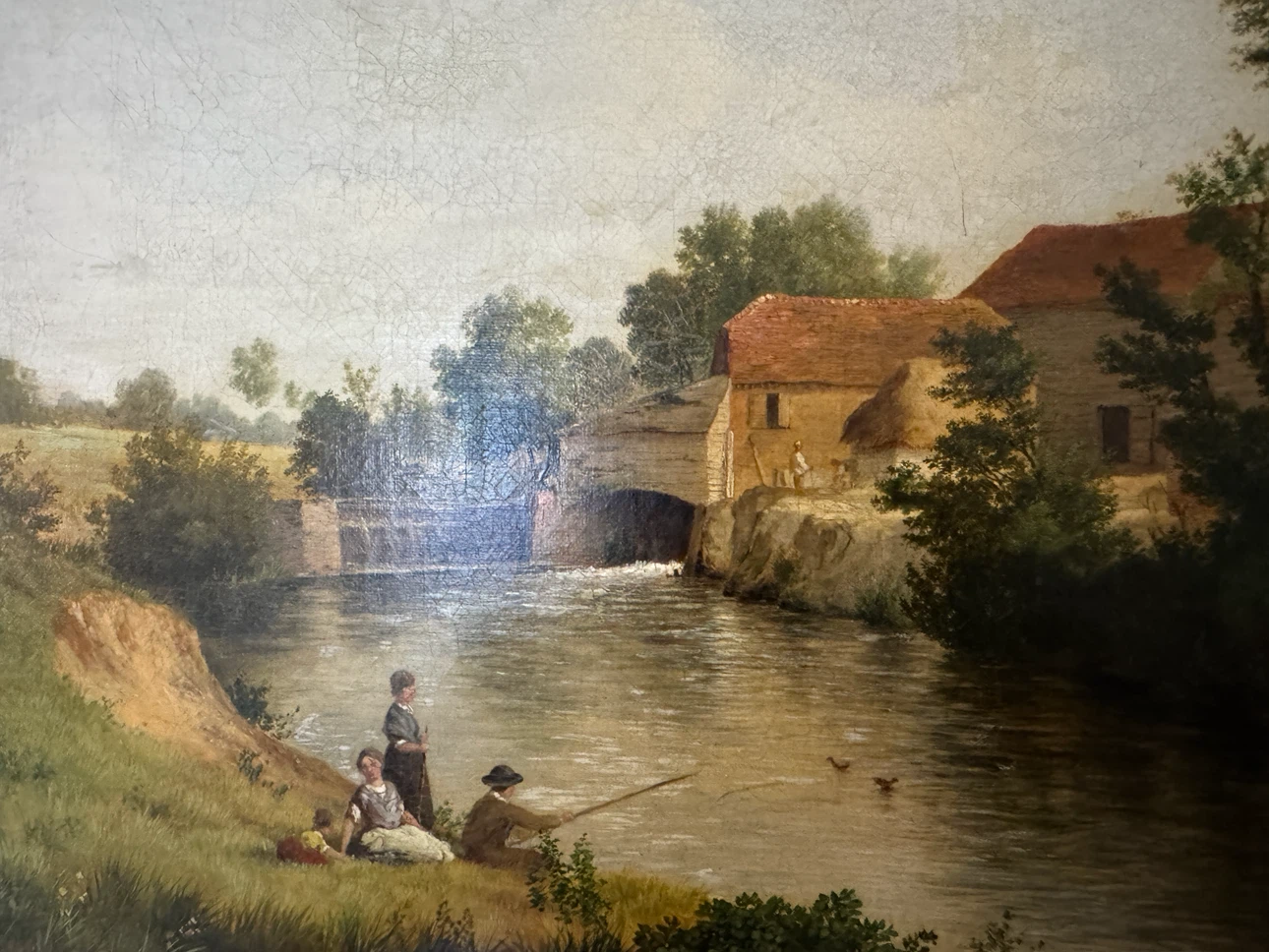Antique 1859 Oil Painting by British Artist Edmund Gill - photo 2