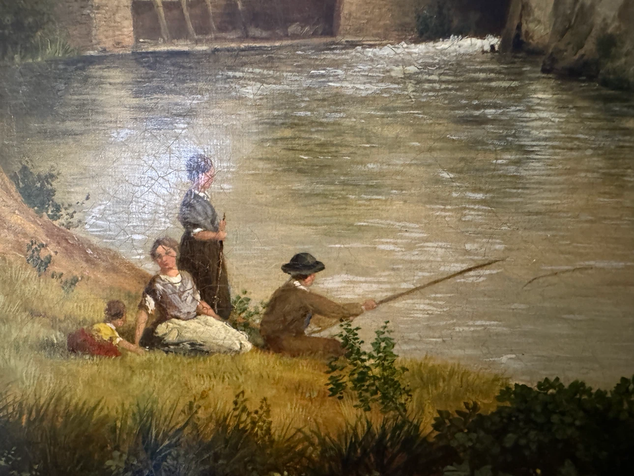 Antique 1859 Oil Painting by British Artist Edmund Gill - photo 3