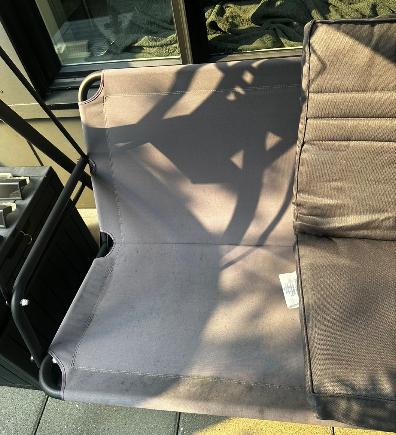 Uberhaus Barrington 2-Seat Swing (Grey) - photo 3