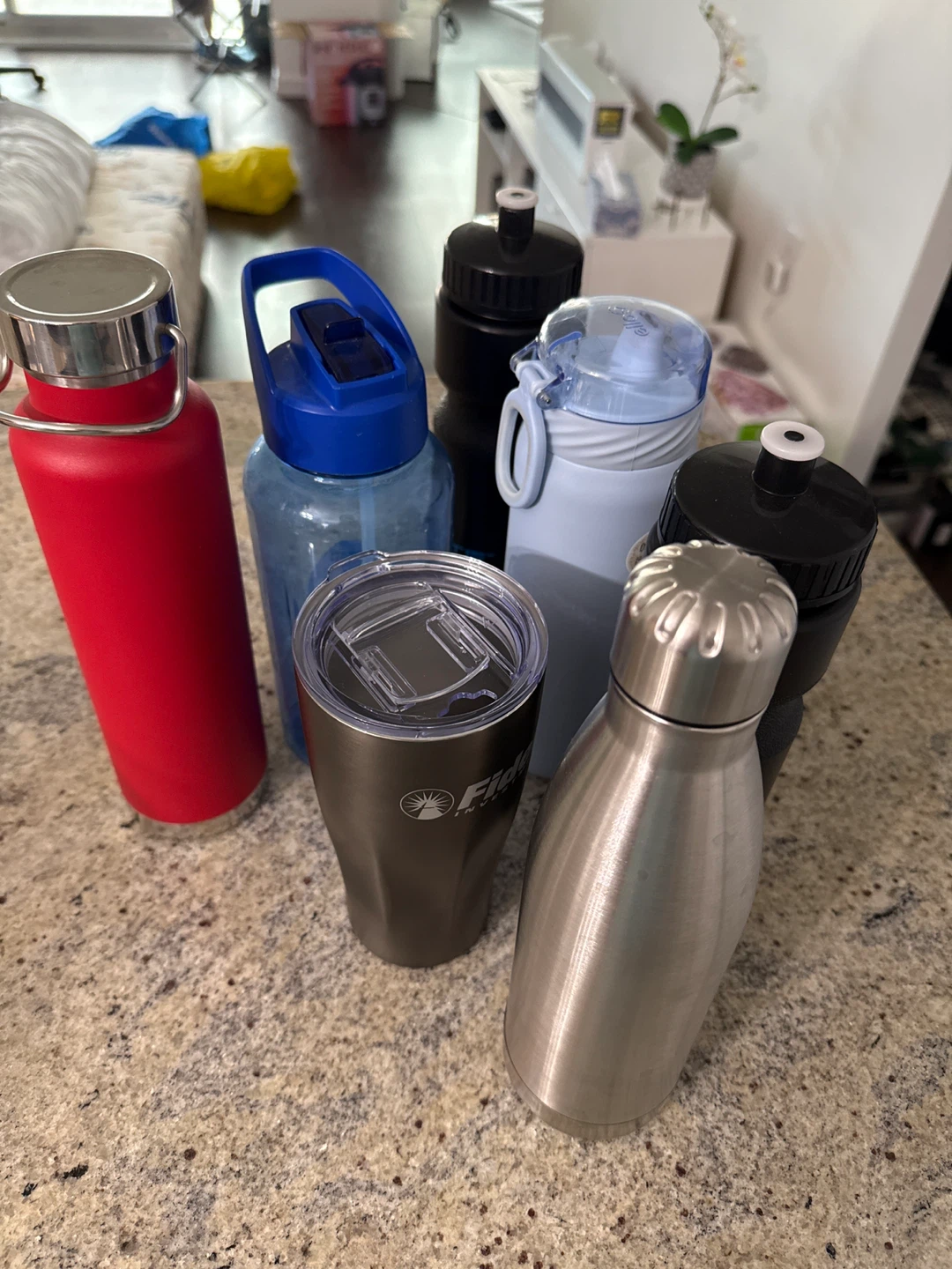 Assorted Water Bottles and Tumbler ( Total 7 )