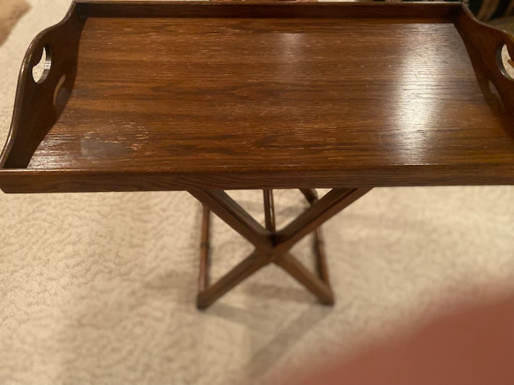 Wooden Tray Table