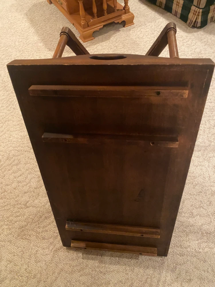 Wooden Tray Table - photo 2