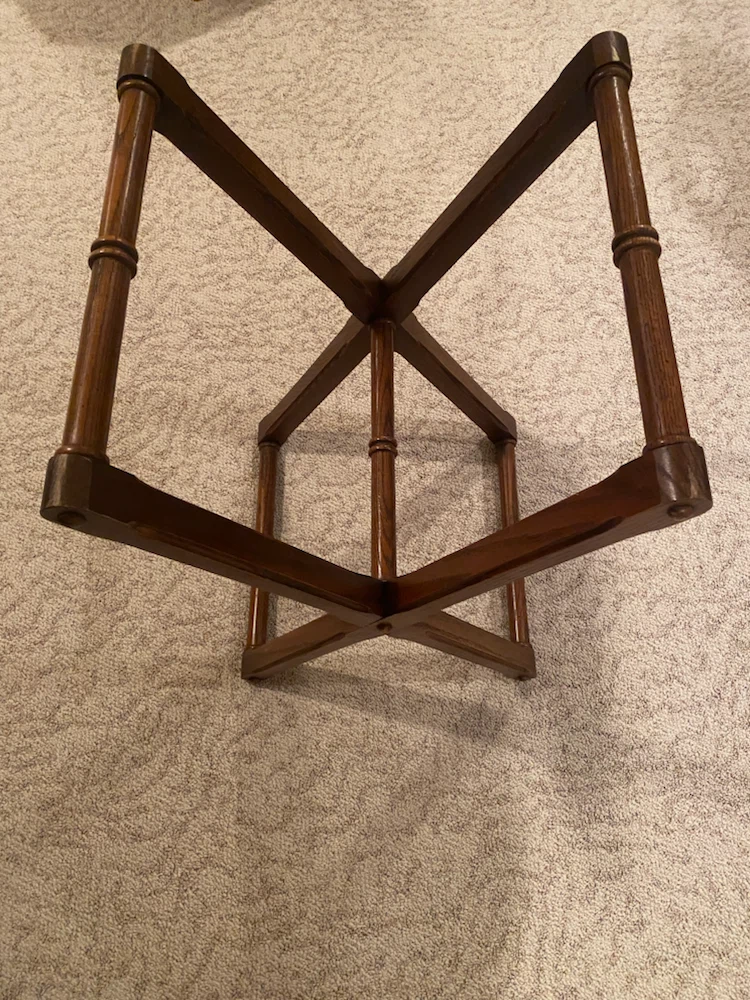 Wooden Tray Table - photo 3
