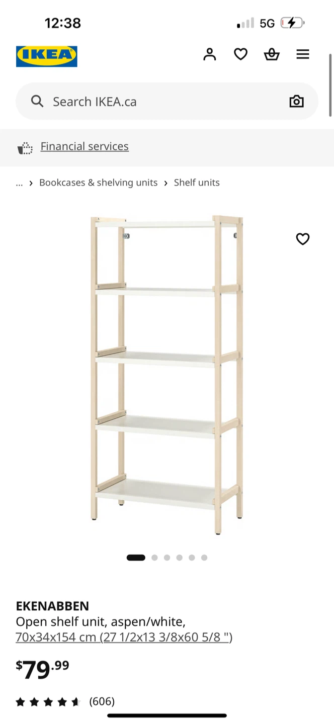 3 IKEA EKENABBEN Open Shelf Unit - photo 2