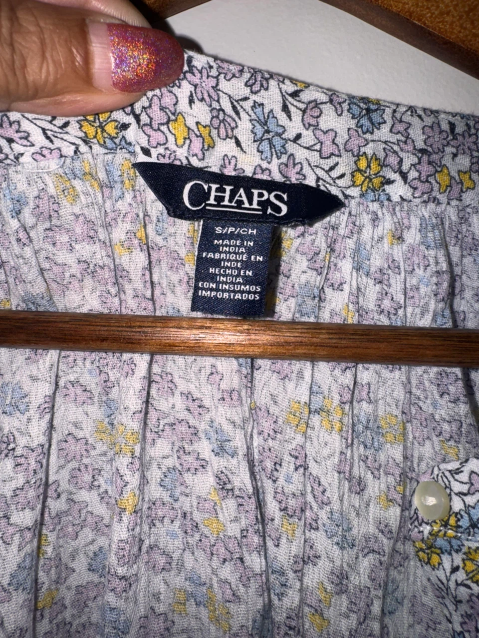 Chaps Floral Blouse - Size S/P - photo 3