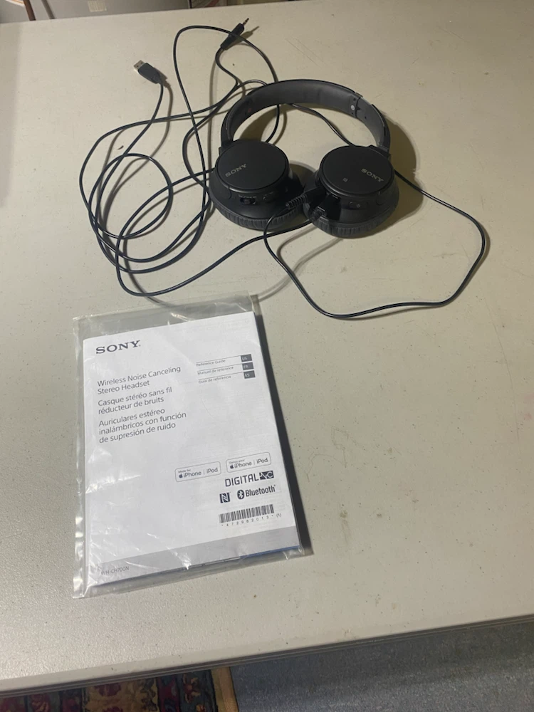 Sony Wireless Noise Cancelling Stereo Headset