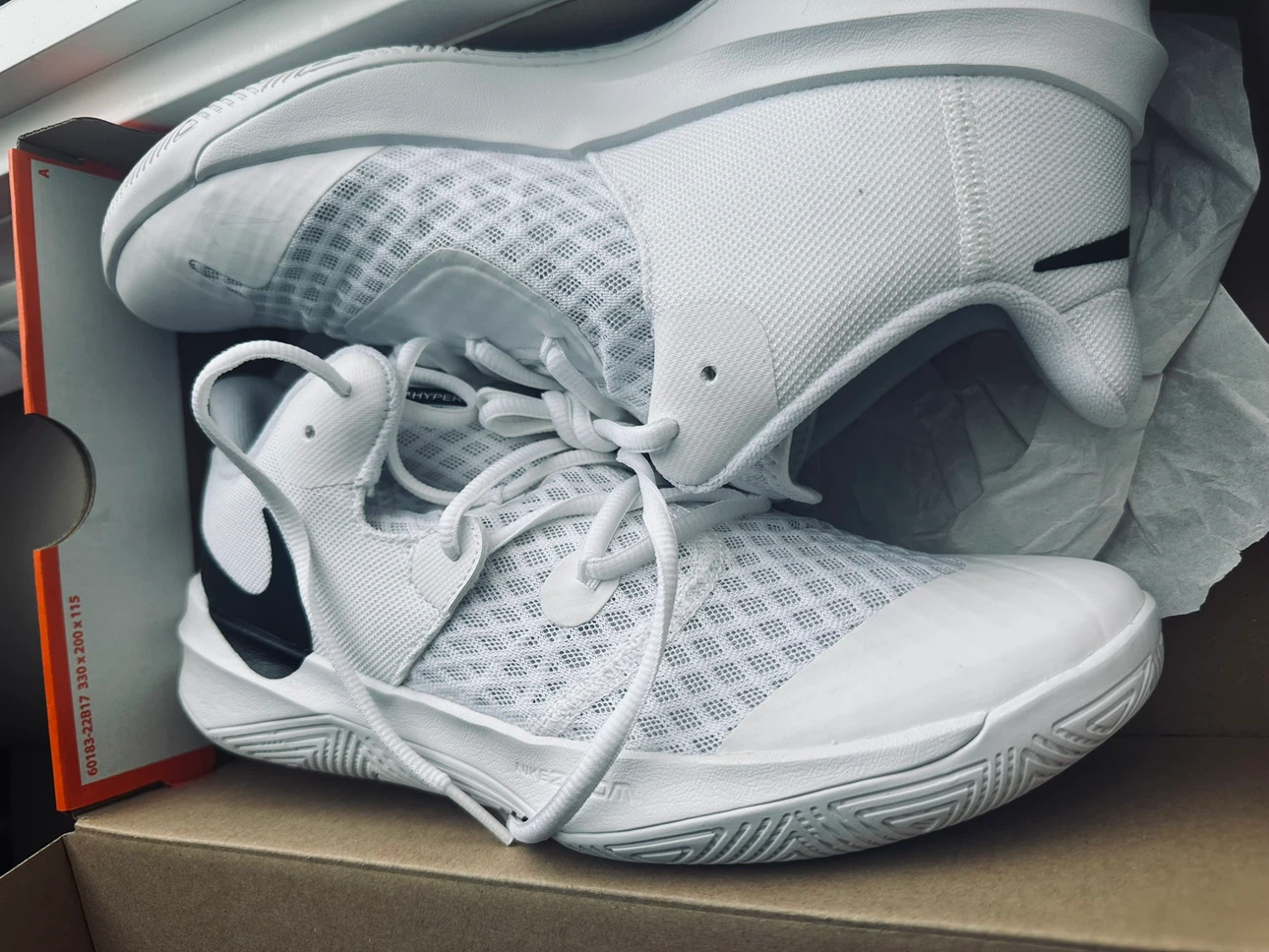 Nike Zoom Hypercourt White Basketball Shoes