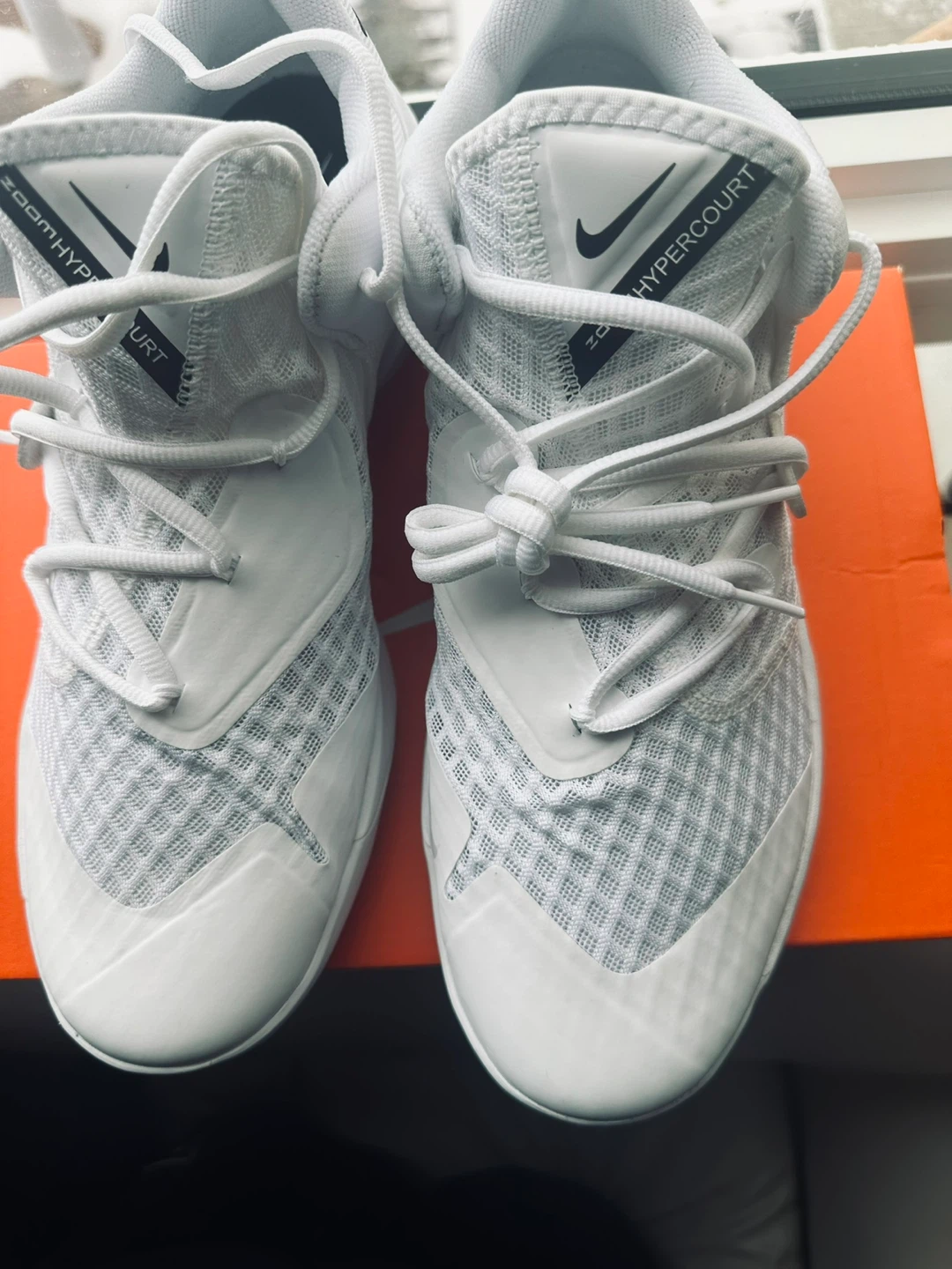 Nike Zoom Hypercourt White Basketball Shoes - photo 5