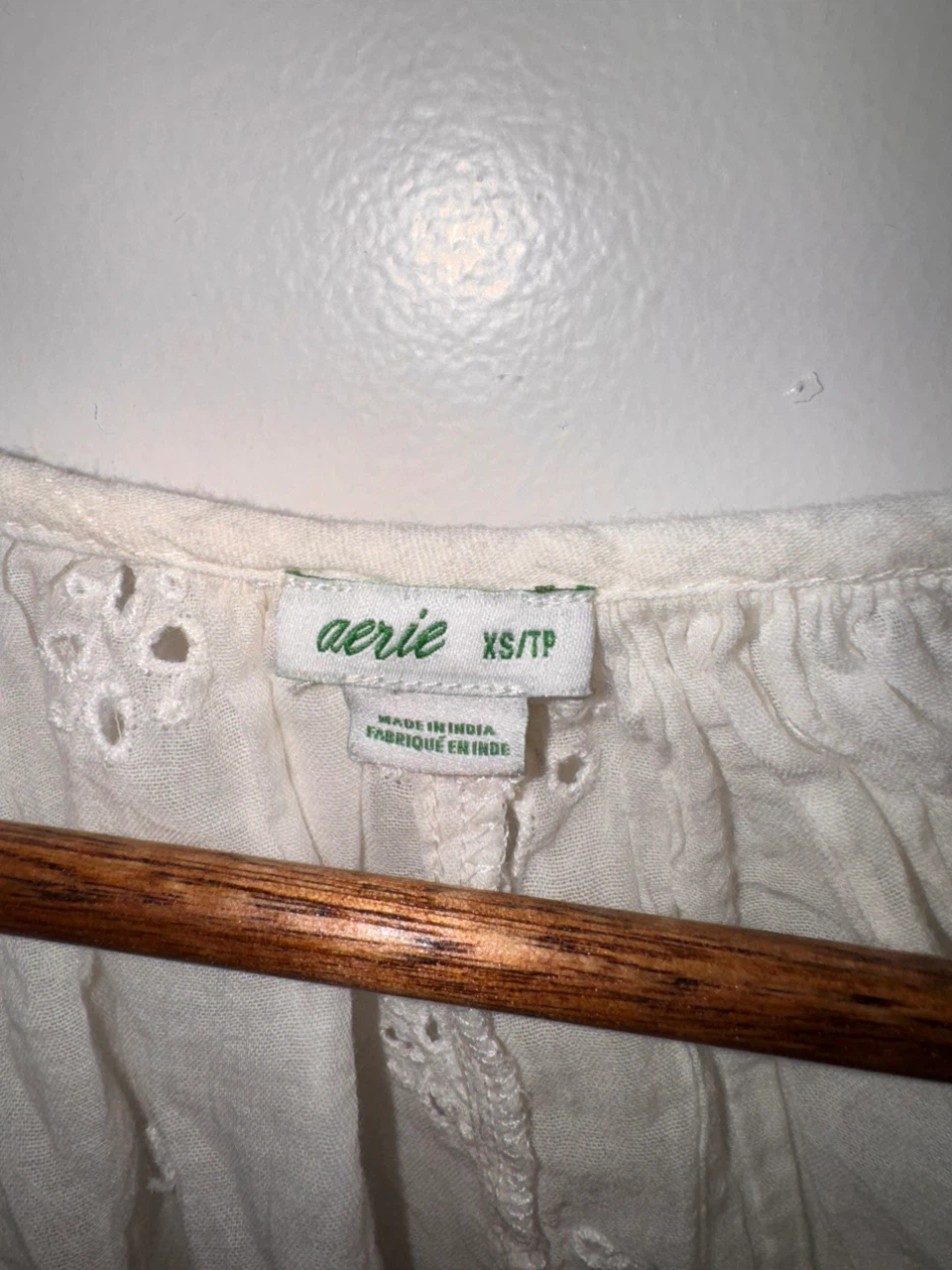 Aerie Embroidered Eyelet Blouse - photo 2