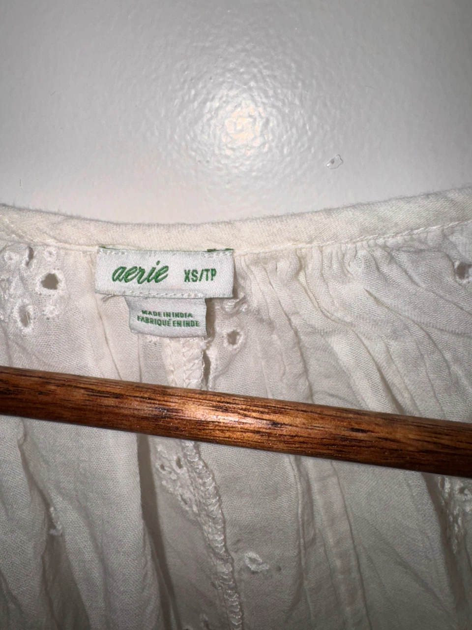 Aerie Embroidered Eyelet Blouse - photo 3