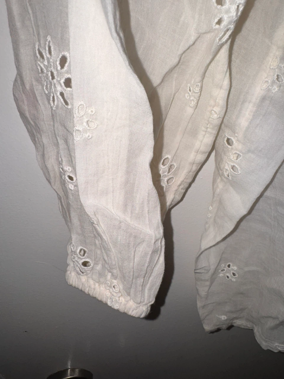 Aerie Embroidered Eyelet Blouse - photo 4