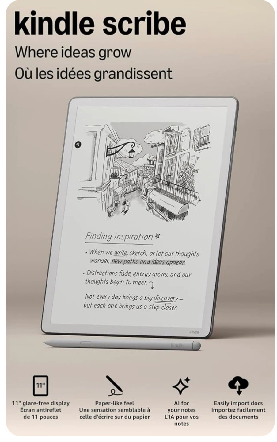 Amazon Kindle Scribe 1st Gen 32GB Tungsten Grey - photo 2