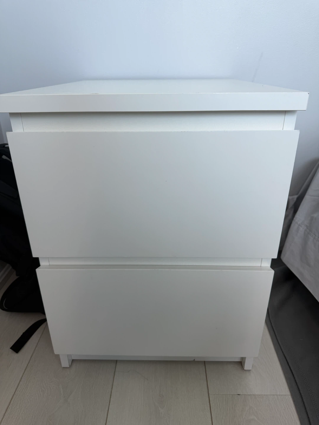 IKEA STORKLINTA 2-drawer chest, white