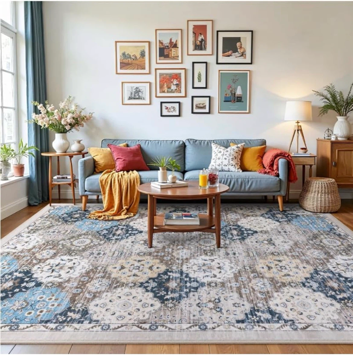 9x12 Machine Washable Area Rug