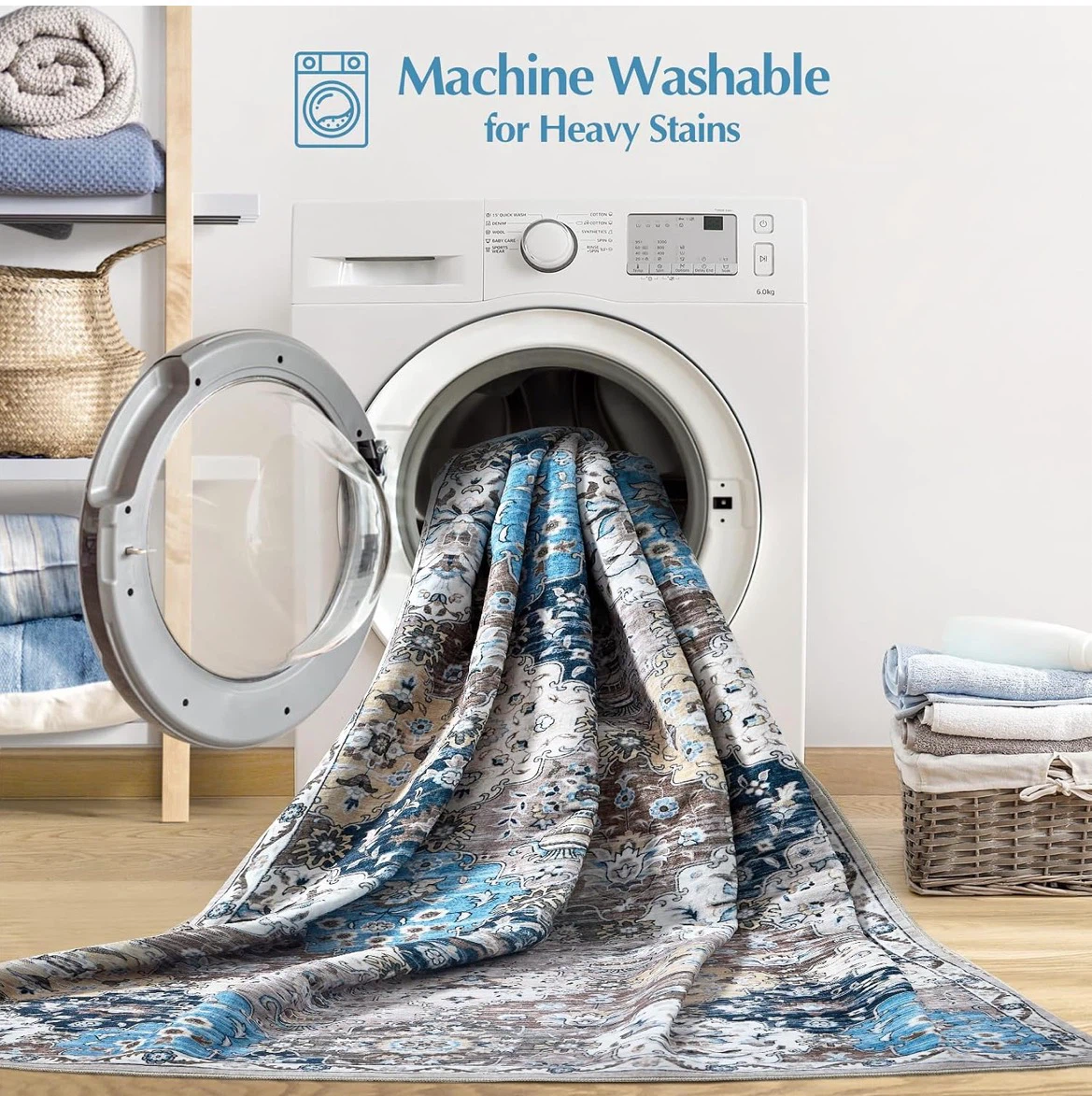 9x12 Machine Washable Area Rug - photo 4