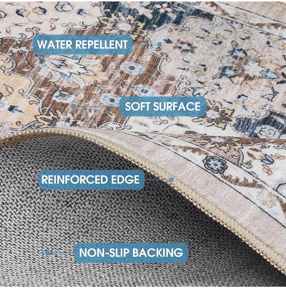 9x12 Machine Washable Area Rug - photo 5