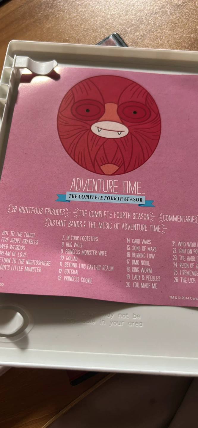 Adventure Time The Complete Fourth Season DVD Set - photo 2