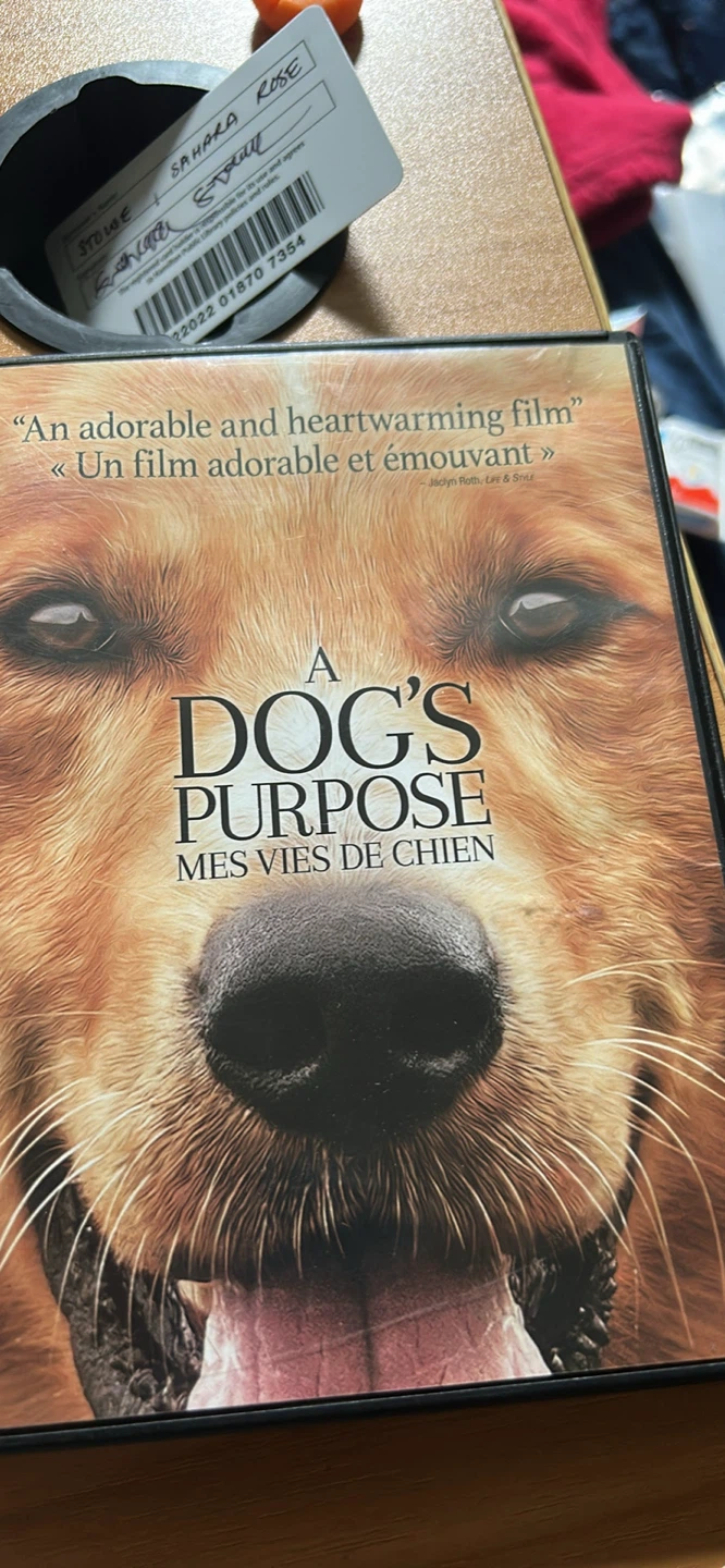 A Dog's Purpose DVD