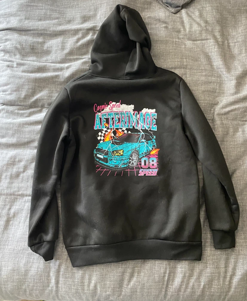Mens Graphic Hoodies: Black/Brown (x2) - photo 2