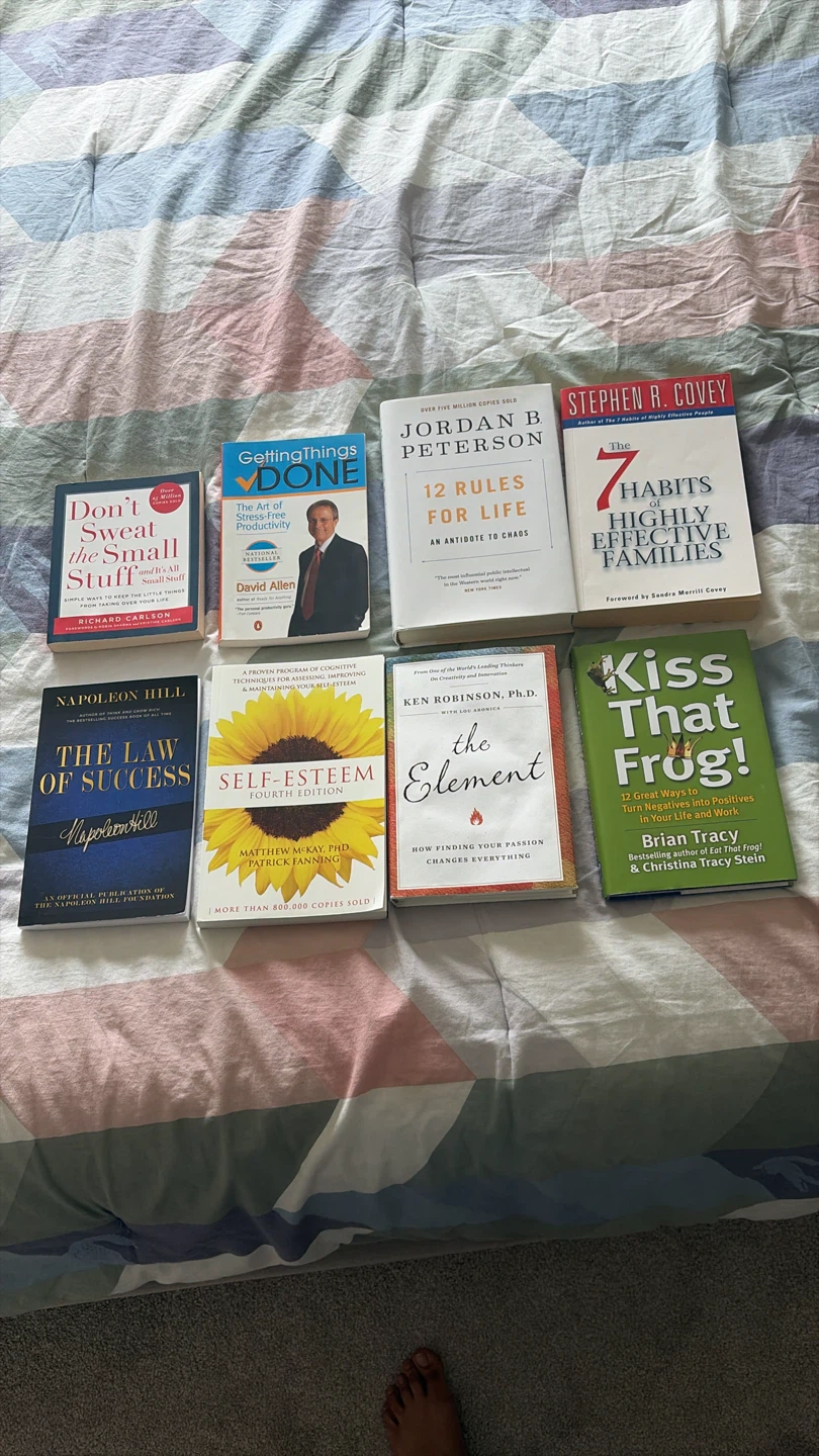 Lot of 8 Self-Help Books