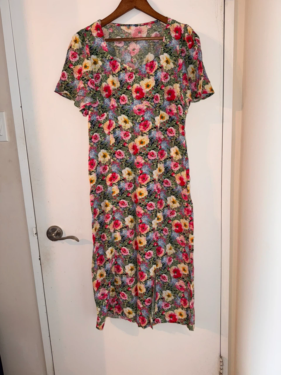 Floral Print Midi Dress