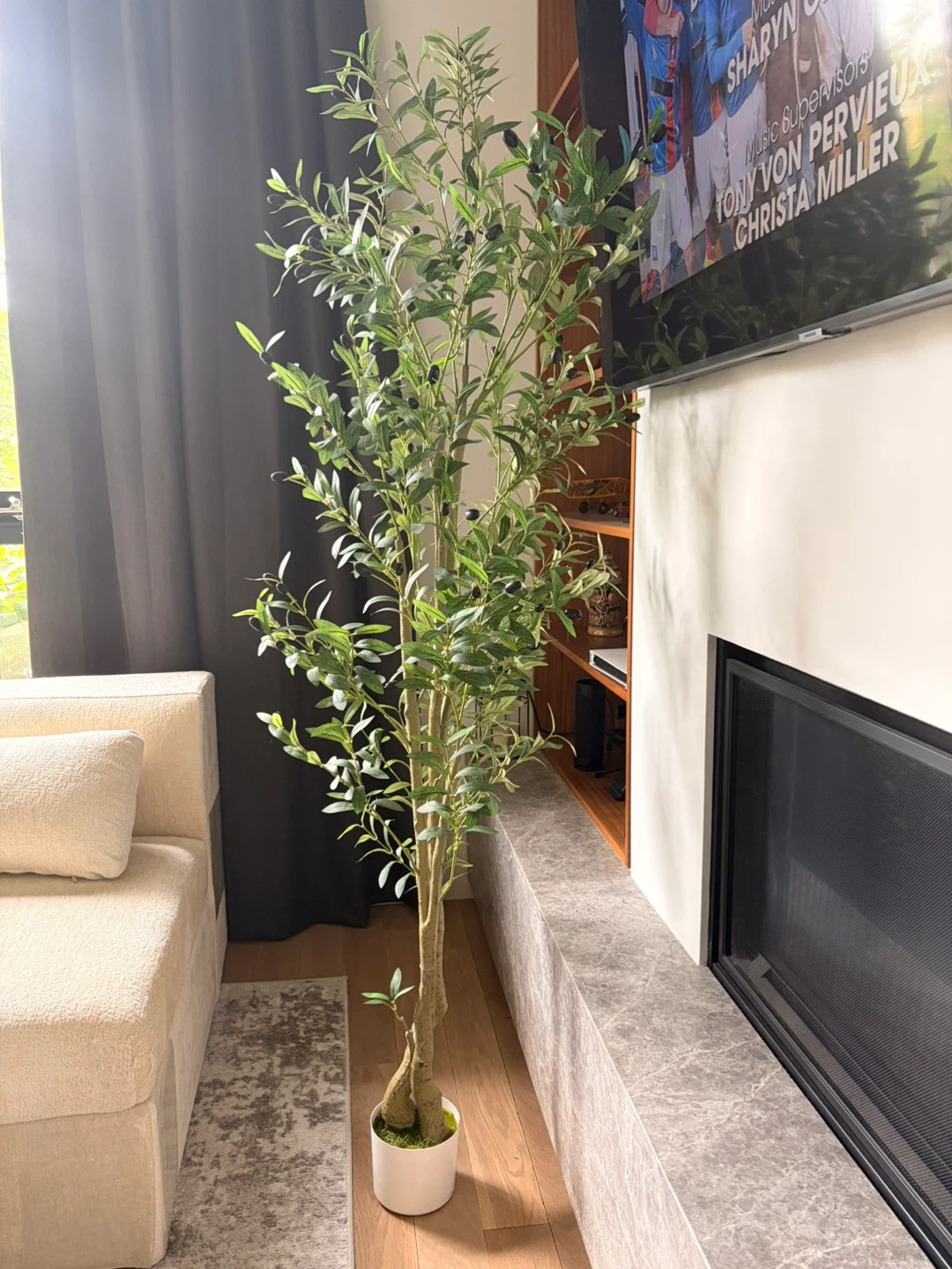 6ft Faux Olive Tree