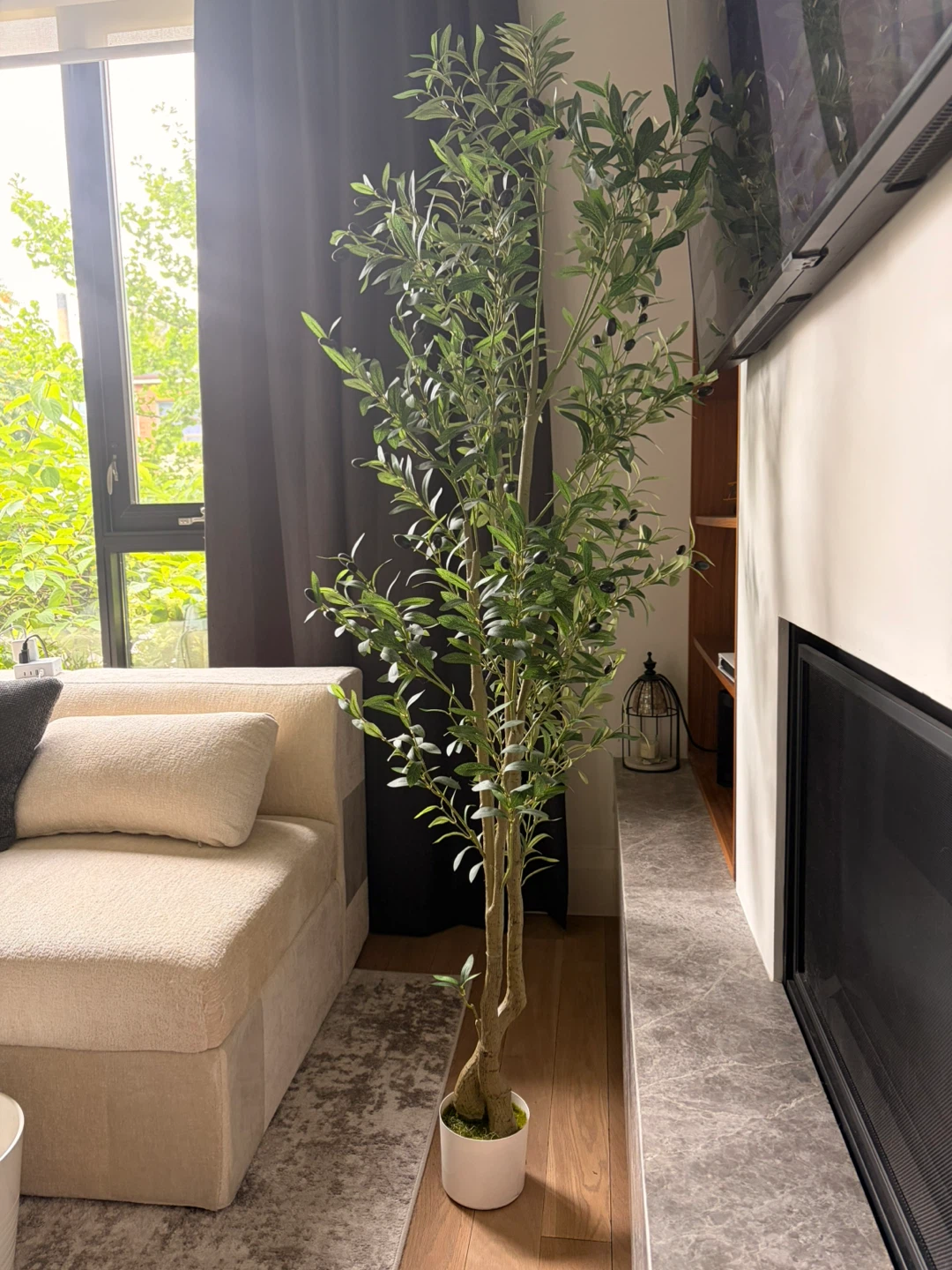 6ft Faux Olive Tree - photo 2