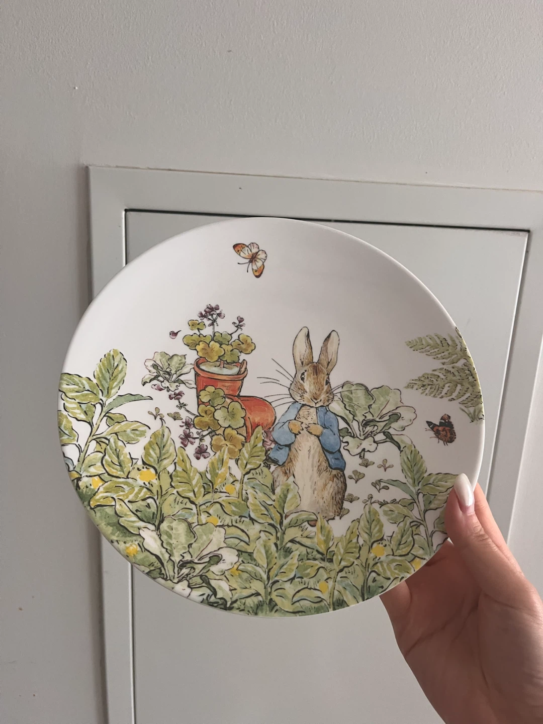 Plastic Peter Rabbit Easter Garden Plate