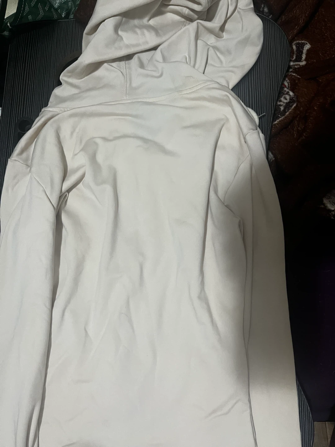 Cream Zip-Up Hoodie - photo 2
