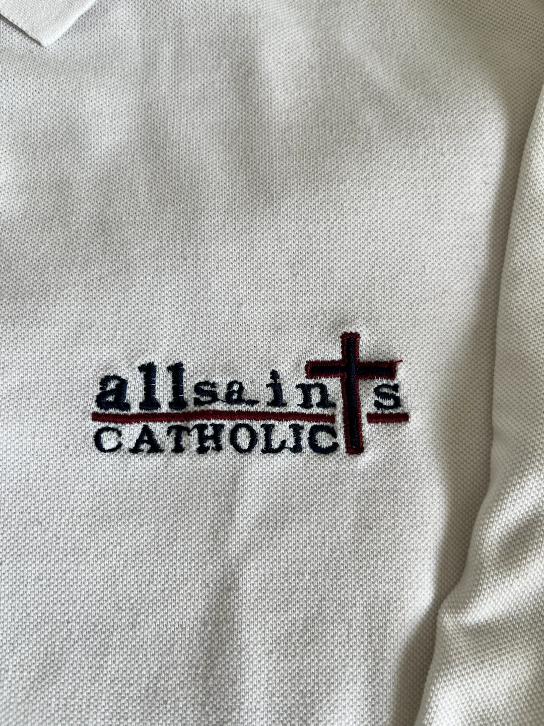 McCarthy All Saints Catholic Long Sleeve Polo Shirt Size M - photo 2