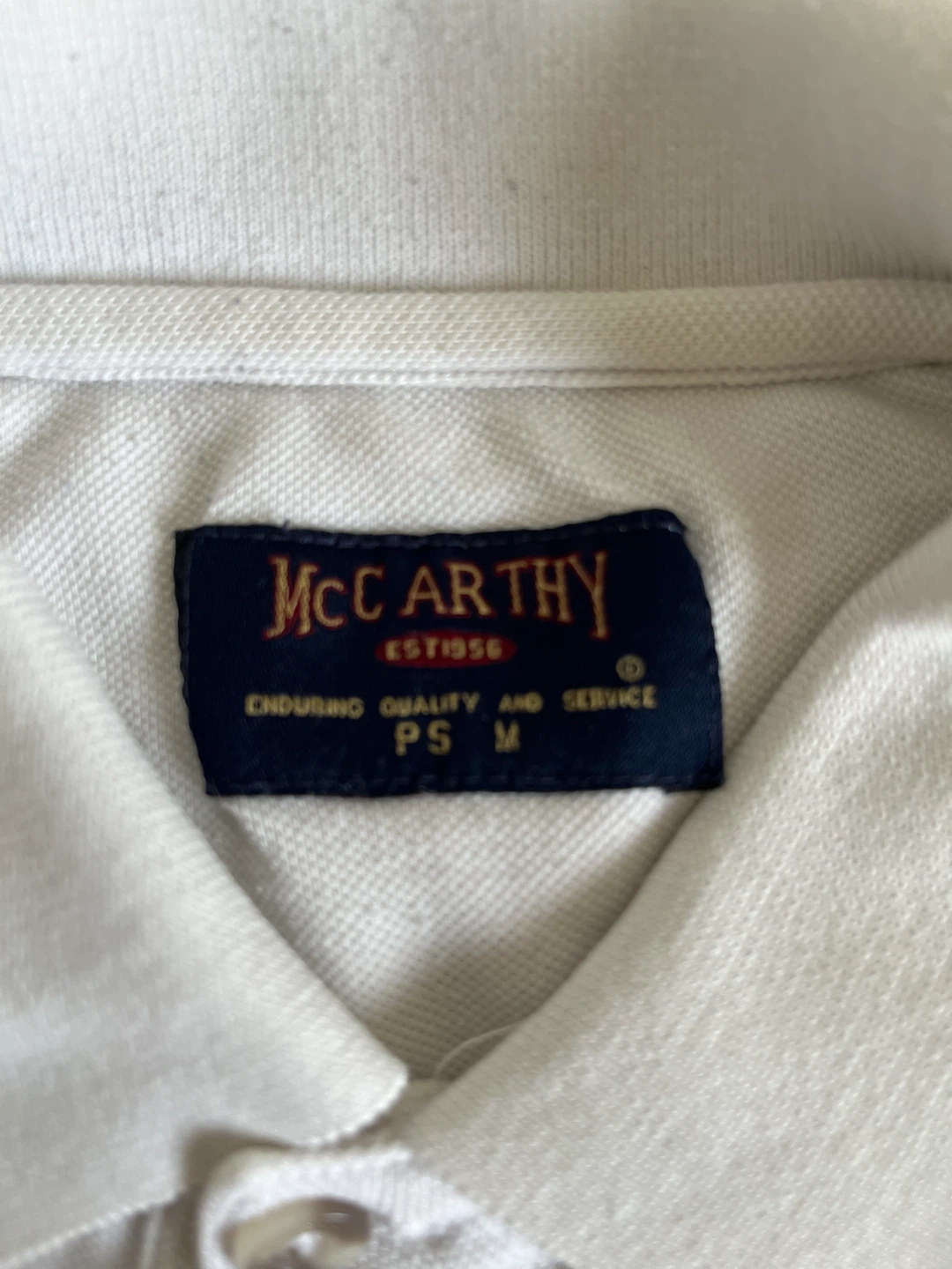 McCarthy All Saints Catholic Long Sleeve Polo Shirt Size M - photo 3