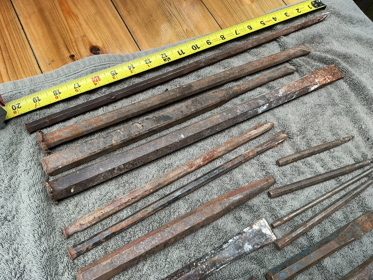 Assorted Masonry/Cement Chisels Lot ! - photo 3