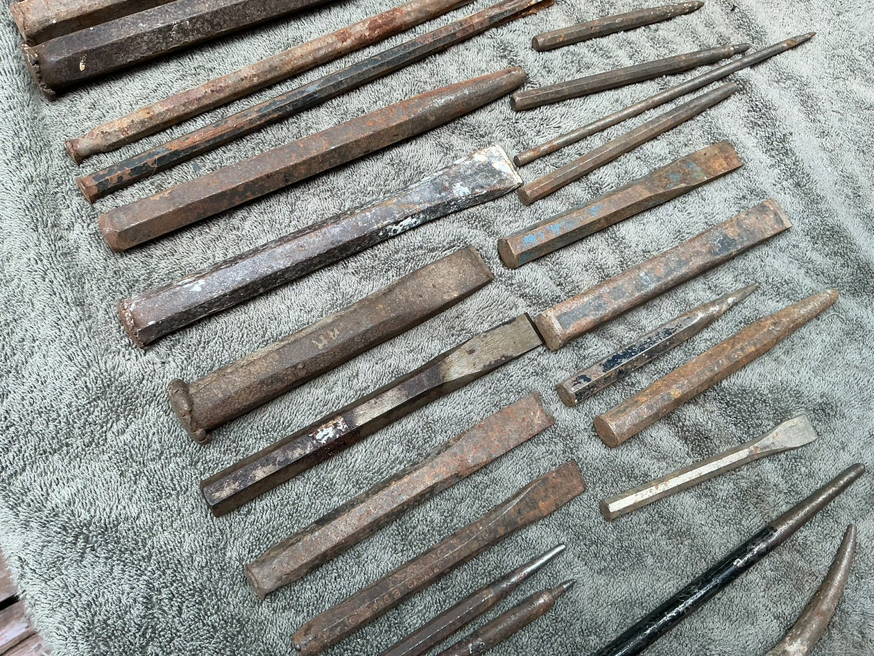 Assorted Masonry/Cement Chisels Lot ! - photo 4