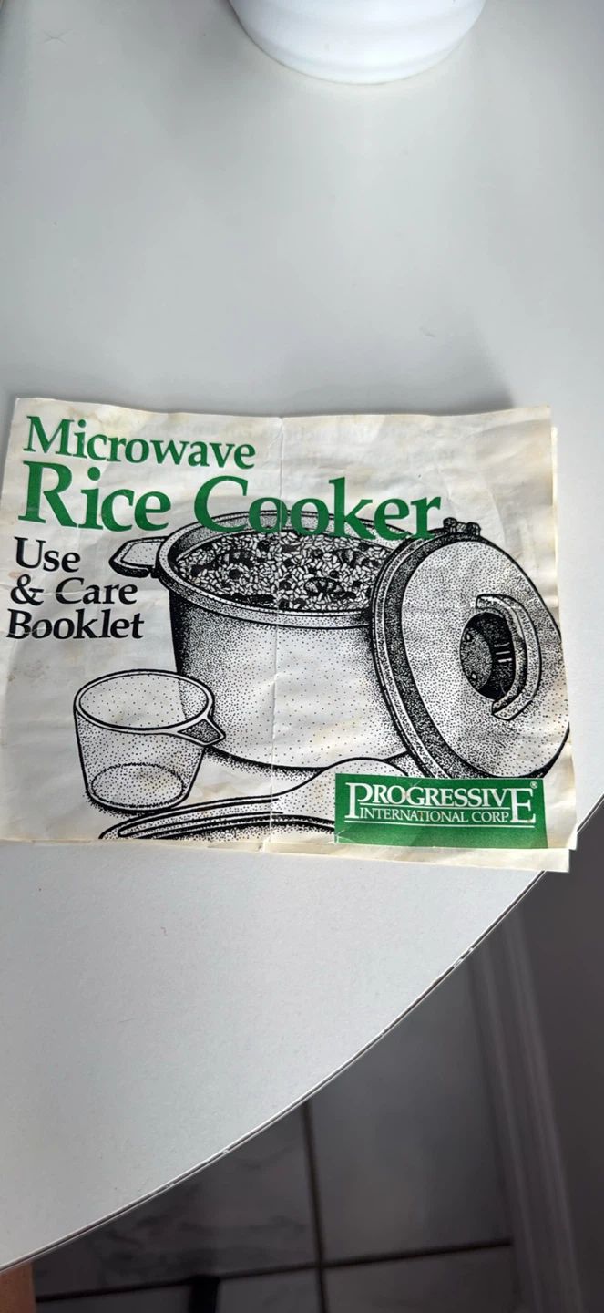 Progressive International Microwave Rice Cooker
