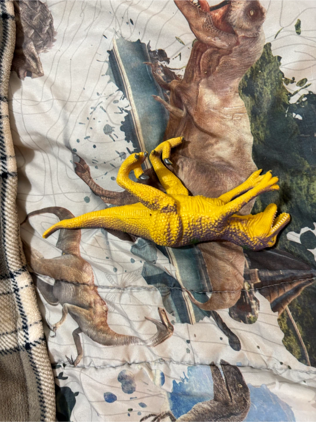 1993 Velociraptor Toy Dinosaur - Made in China - photo 4