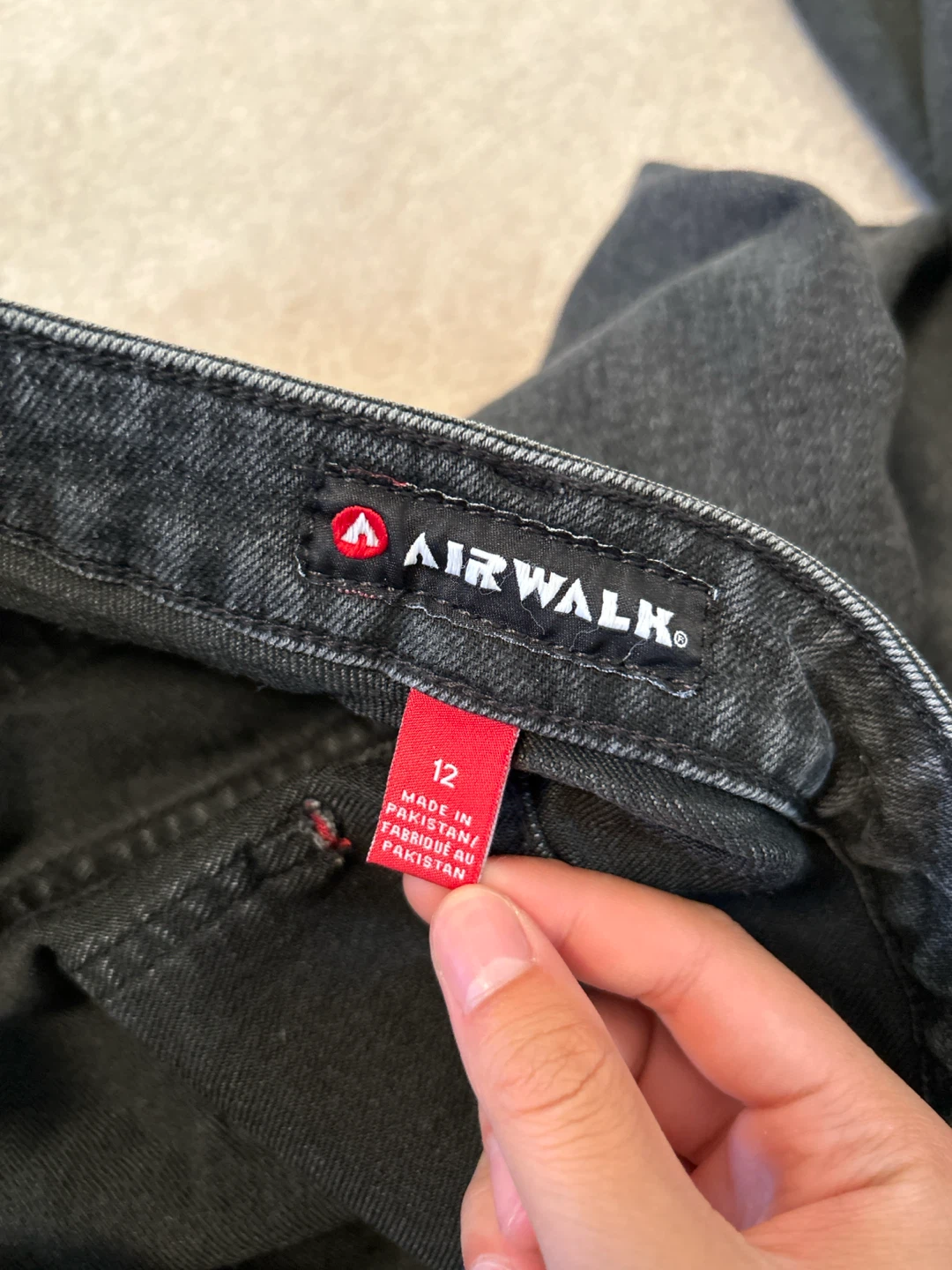 Airwalk Charcoal Grey Wide Leg Jeans - photo 3