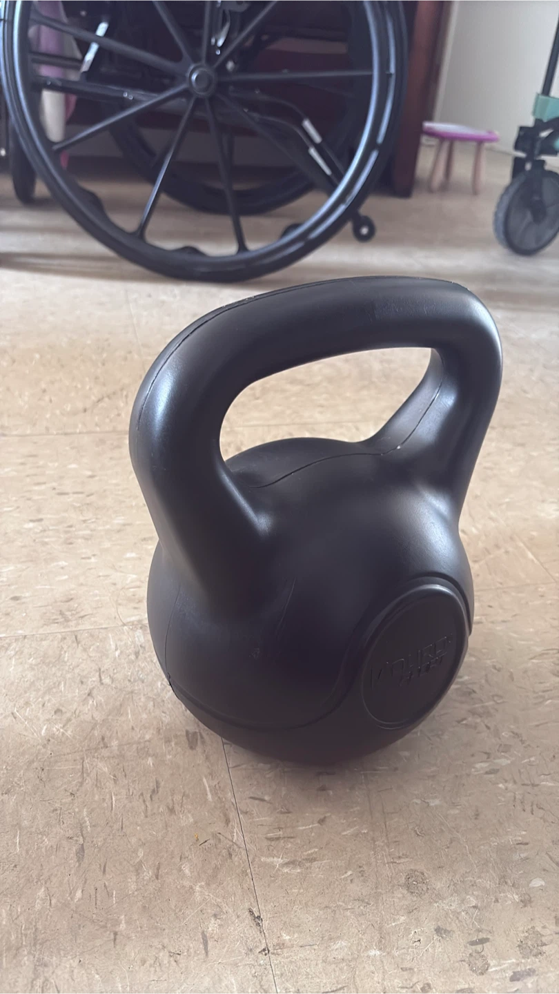 Black 20 LB Kettlebell - photo 2