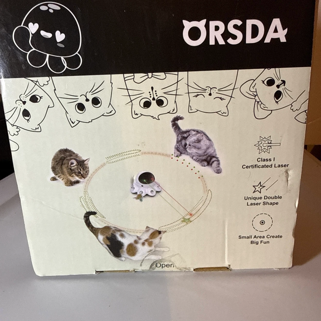 ORSDA 2-in-1 Laser & Whack a Mole Cat Toy - photo 3