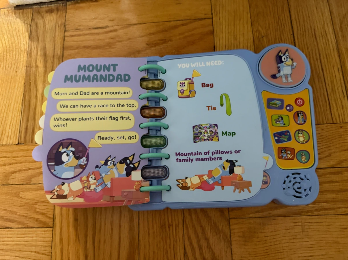VTech Bluey Bluey's Book of Games, Ages 3-6 - photo 3