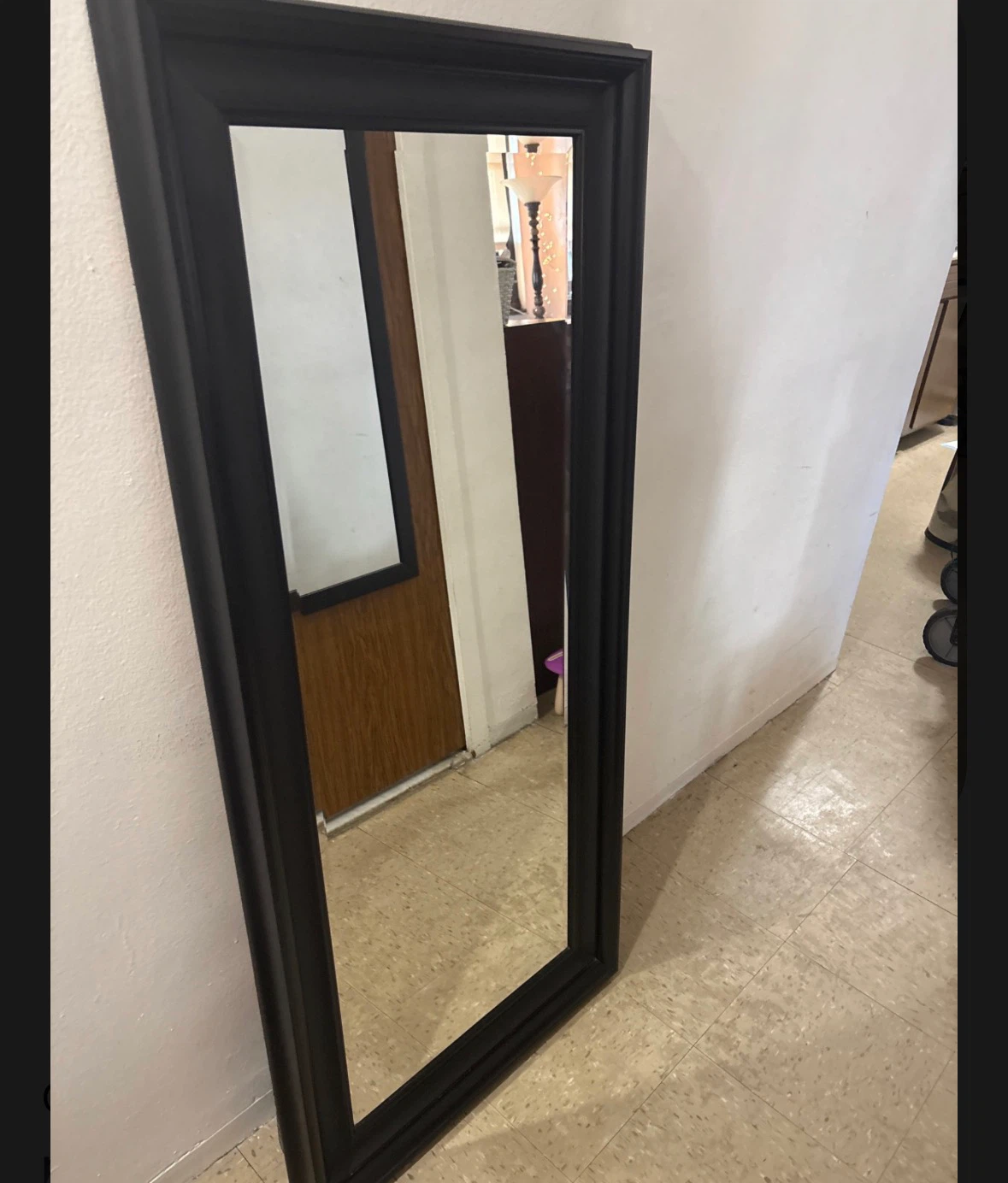Black Framed Full Length Mirror