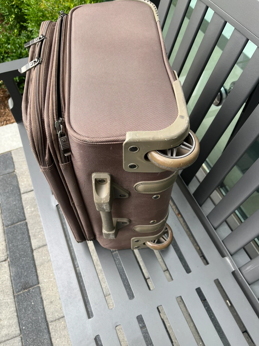 RPIGEON Brown Rolling Suitcase - photo 2