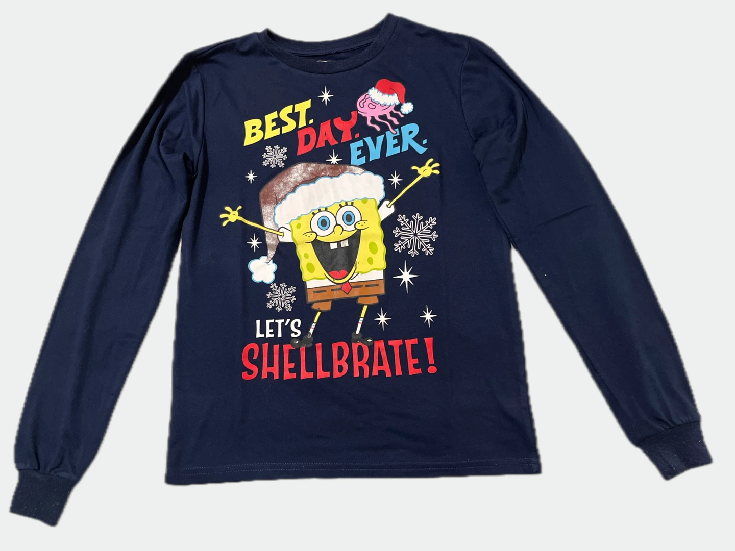 SpongeBob SquarePants Christmas Long Sleeve Shirt