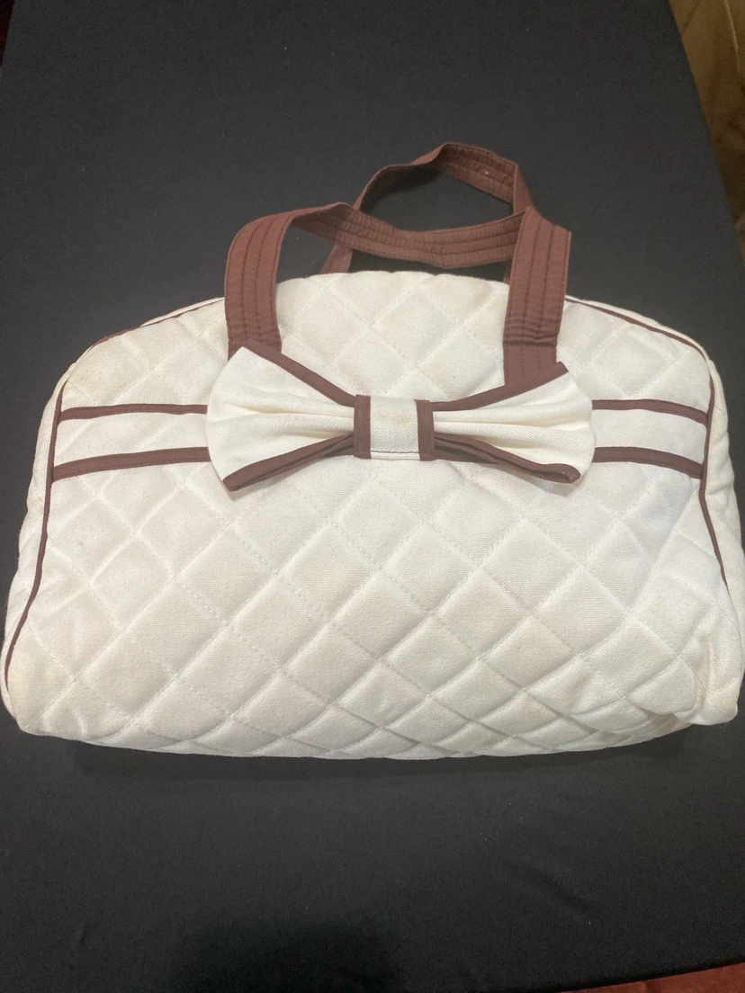 NaRaya Quilted Bag with Bow Accent