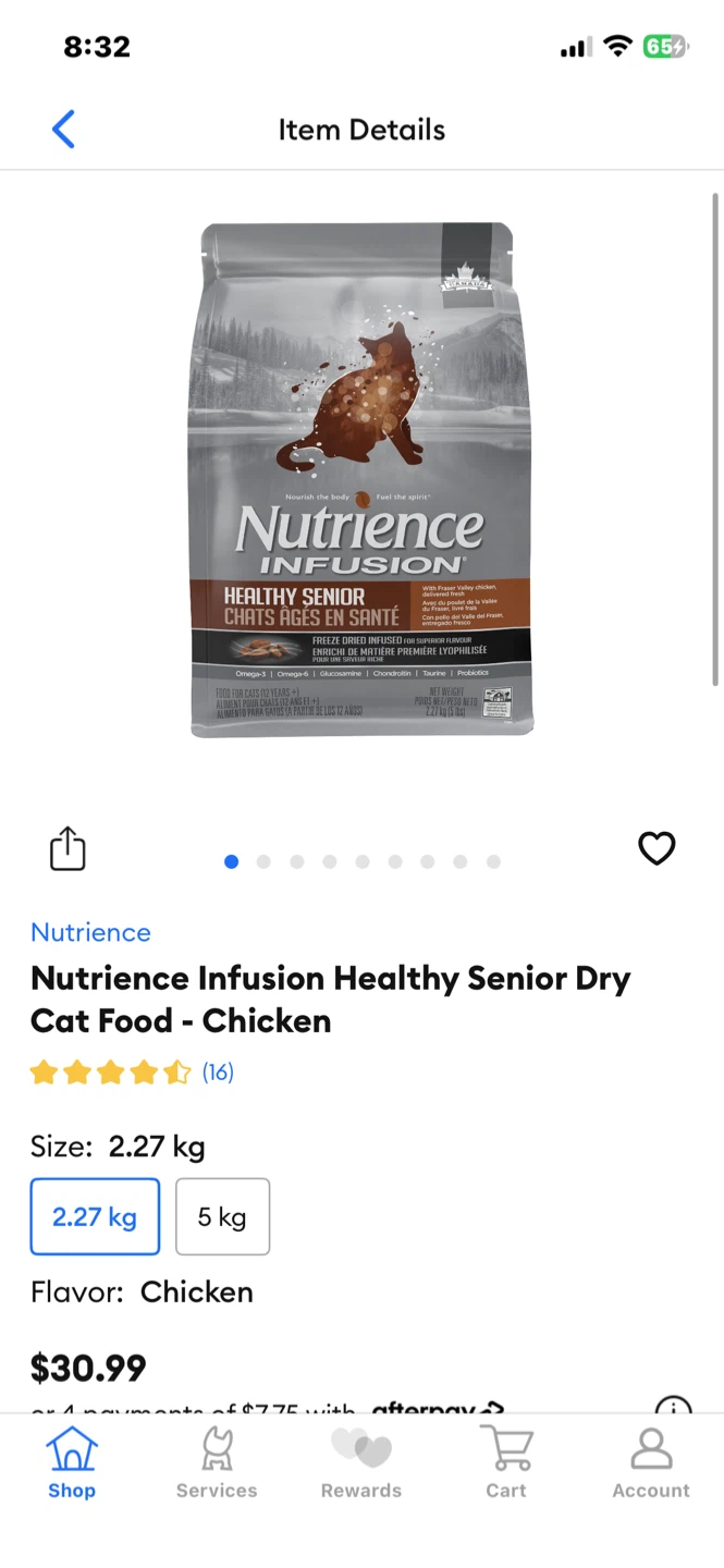 5lbs Senior Cat Food - photo 3
