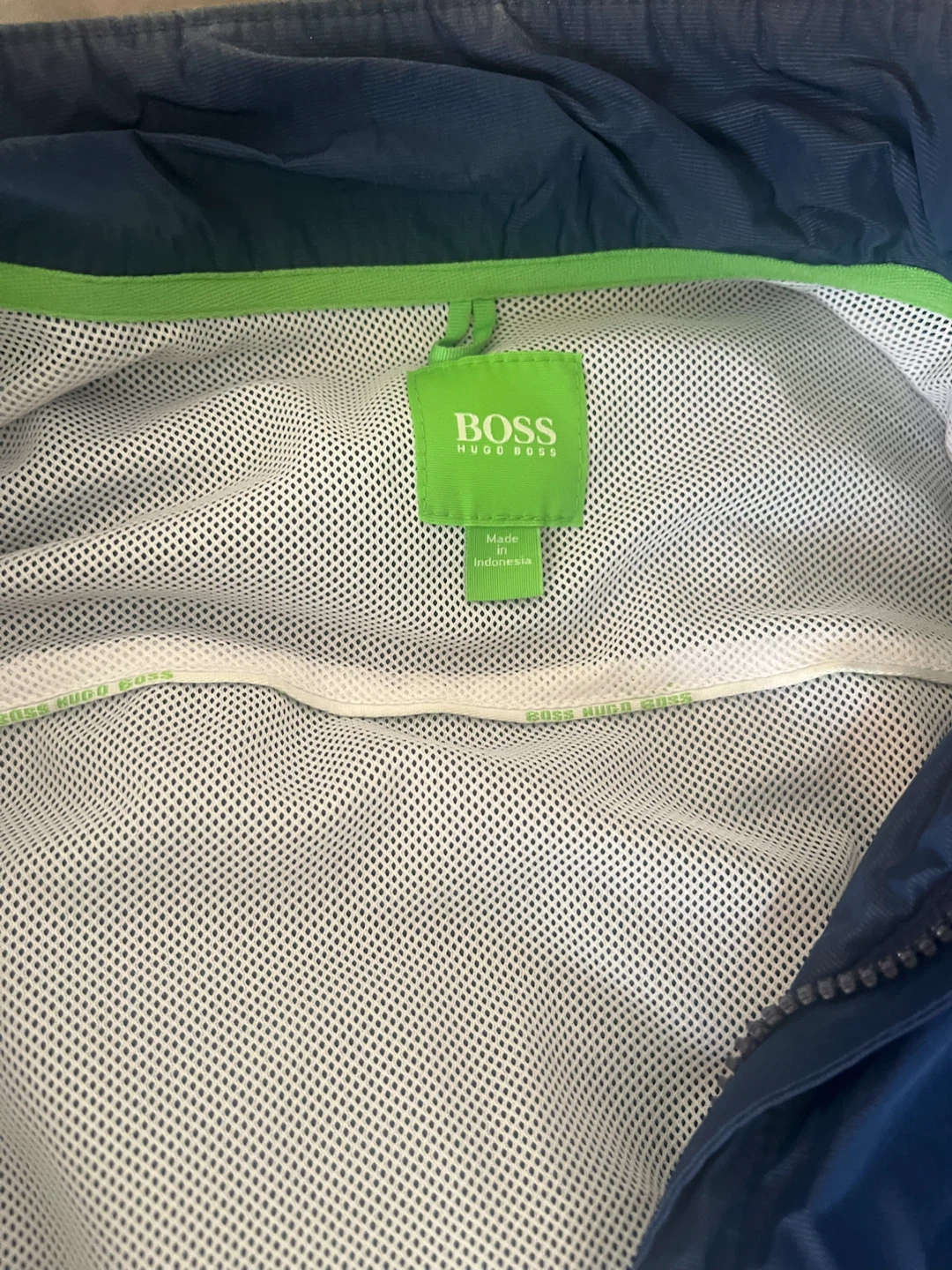 BOSS Hugo Boss Navy Bomber Jacket - photo 2
