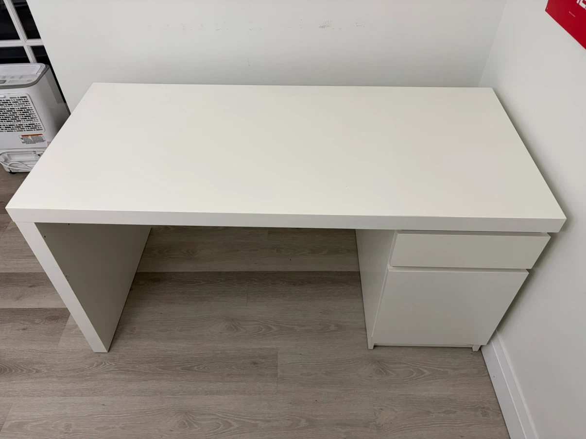 Ikea Malm Desk - White