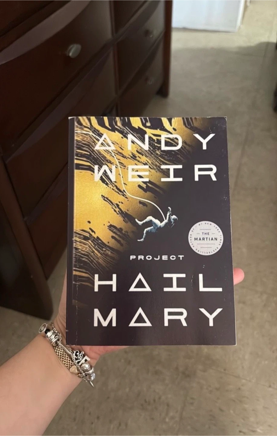 Project Hail Mary by Andy Weir Paperback Book